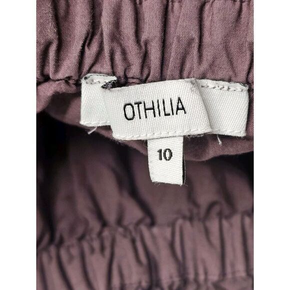 Anthropologie OTHILIA Lucette Tie-Dye Swing Dress in Brown Size 10 - Picture 4 of 9